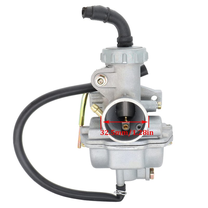 FYSHIQING PZ20 Carburetor Replacement for Kazuma Baja 50cc -125cc TaoTao 110B NST SunL Chinese Quad 4 stroke ATV 4 wheeler Go kart Dirt Bike CRF50F XL75 CRF80F XR50R with 35MM Air Filter +Inlet Pipe Manifold - Image 3